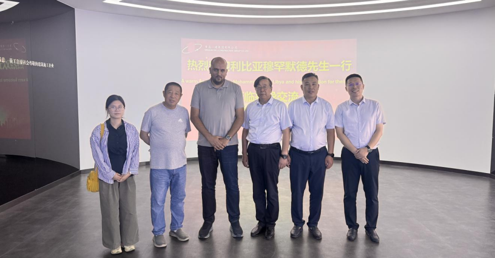 利比亞·班加西醫(yī)院項目建設(shè)單位代表Abuzaid Mohammed 蒞臨集團(tuán)公司考察指導(dǎo)